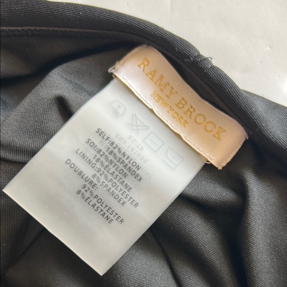 Ramy Brook Black Bikini Set Bandeau Straps size XS - Picture 4 of 7